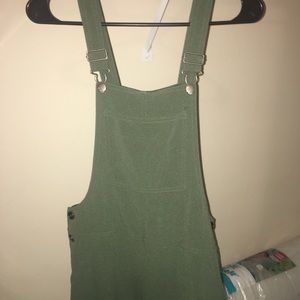 Green overalls